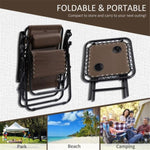 ZUN Folding Lounge Chairs / beach chair （Prohibited by WalMart） 43845945