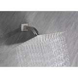 8 Inch High Pressure Rain Shower Head, 304 Stainless Steel Square Shower Head with Self-Cleaning 62357918