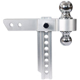 Alu Adjustable Trailer Drop Hitch,2inch receiver,8 inch adjustable W46537191