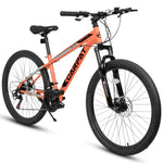 ZUN A2610 26 inch Mountain Bike 21 Speeds, Suspension Fork, Steel Frame Disc-Brake for Men Women Mens W709P172702