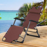 ZUN Folding Lounge Chairs / beach chair （Prohibited by WalMart） 98397140