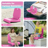 Outdoor swimming pool chairs with folding function-Pink 20770002