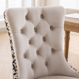 Classic Velvet Dinings, High-end Tufted Solid Wood Contemporary Velvet Upholstered Dining W1143P152035
