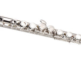 Nickel Plated C Closed Hole Concert Band Flute with E Key 00240637