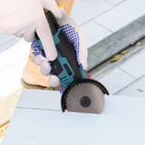 Cordless Mini Angle Grinder- 2x12V 1100mAh Batteries , 19000RPM Motor, Air Vents for Heat 87962141