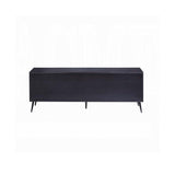 Black TV Stand with Metal Leg B062P209413