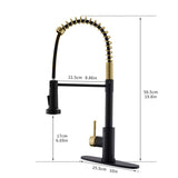 Touchless Kitchen Faucet,Hands Free Automatic Smart Kitchen Faucet W1932P156137