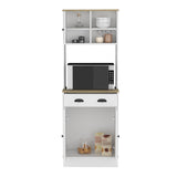 ZUN Albany Kitchen Pantry with 3-Doors Cabinet and Drawer B200P188855