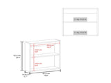White Medicine Cabinet with Included Mirror B062P252174