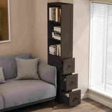 Birmingham Narrow Sided Cabinet 69 Tall Bookshelf With Drawer, Birmingham-Style Design Narrow 33575095