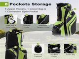 Green Portable Lightweight Golf Stand Carry Bag 29590511