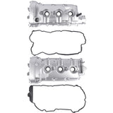 Set of 2 Engine Valve Cover Assembly Kit Fit for Chevy Impala GMC Terrain 3.0L 3.6L 12647772 53607828