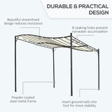 ZUN Outdoor Pergola Gazebo （Prohibited by WalMart） 68193737