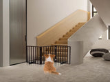The Wooden Dog Fence Walnut 36914818