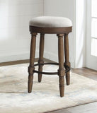 BarStools Set of 2, 360 Degree Swivel, Accent Wooden Swivel Seat Counter Height Bar Stool,White W2170P208102