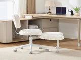 Artificial rabbit hair Meditation Chair Plus, Legged Chair with Wheels, ADHD Chair, Criss 05191660