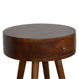Nordic Chestnut Circular Bedside B182P166532