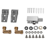 Stainless Steel Bathroom Shower Panel Rain Waterfall Spray with Handshower Kit 52586074