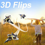 V17 Remote Control Plane 2.4Ghz Foam RC Airplanes Helicopter Quadcopter,Spinning Drone with Cool 98105703