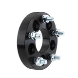 4pcs 1" Thick 5x100 to 5x114.3 Wheel Adapters 12x1.5 5x4.5 Black Spacers 15429016