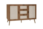 ZUN 2 Door 3 Drawer Cabinet, Accent Storage Cabinet, Suitable for Living Room, Bedroom, Dining Room, W688137477