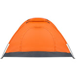 ZUN 1-Person Waterproof Camping Dome Tent Automatic Pop Up Quick Shelter Outdoor Hiking Orange 98933738