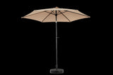 9FT Outdoor Patio Umbrella Outdoor Table Umbrella with Push Button Tilt and Crank, Market Umbrella 6 W640P234563
