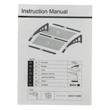 HT-100 x 96cm Household Application Door & Window Rain Cover Eaves Black Holder 29975683