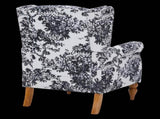 Coffee Table & Armchair Set,Vintage Luxury Style, high-back reading chair & 65092679