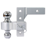 Alu Adjustable Trailer Drop Hitch,2inch receiver,6 inch adjustable W46537189
