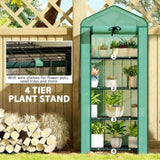 4 Tier Mini Small Greenhouse Green 17404091