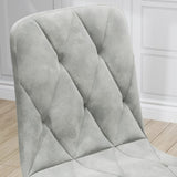 Dining Chairs Set of 4, Modern Kitchen Dining Room Chairs, Velvet Dining Chair Upholstered Cushion W578P191315