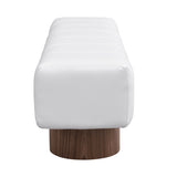 Upholstered Dining Bench for Dining Room, No-Assembly End of Bed Entryway Bench Ottoman for Bedroom N779P253550A