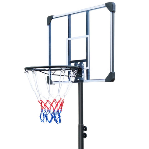 ZUN Basketball Hoop Portable Basketball Goal for Indoor Outdoor Basketball Stand 5.6-7 ft Adjustable 32 84237129