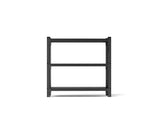 3-Tier Industrial Shelving Rack - 47in, Heavy Duty Steel Shelving Unit Adjustable, 51.2" W*23.6" 06500576