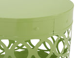 Outdoor Metal S/2 end table 73606.00GRN
