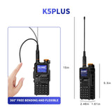 BAOFENG K5PLUS 10w Ham Radio Long Range Portable Handheld Walkie Talkies Long 42342344