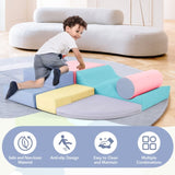 Soft Climb and Crawl Foam Playset 6 in 1, Soft Play Equipment Climb and Crawl Playground for TX307728AAH