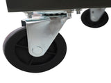 90 Parts Bin Shelving Storage Organizer with Locking Wheels for Shop Garage and Home 65143100