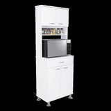 Bay Area Pantry, Two Door Cabinets, One Drawer, Four Adjustable Metal Legs B128P148867