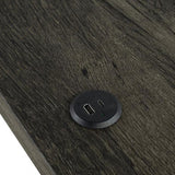 Brown Dining Room 4pc Set Functional Unique Dining Table w USB 3x Stools Tufted Beige Seats Kitchen B2741P301926