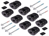 13848 Silicone Body Mount Bushings Bolt Kit Fit for 08-16 Ford F250/350 Super Duty 31180782