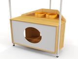 Corner Cat Tower, Cat Tree with Scratching Post, Cat Condo with Feeding Station and Climbing W1687106555