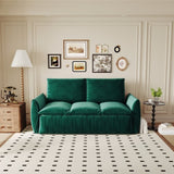 70.9" Pull Out Sofa Bed, 3-Seat Convertible Sleeper Sofa with 2-in-1 Pillow and Blanket W1885P263565