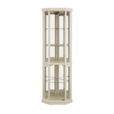 Corner Lighted Curio Cabinet Corner Glass Cabinet Lighted Curio Cabinet Corner Display Case for W2275P194426
