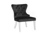 Erica with stainless steel Legs Black 808857623171