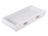 Single Drawer Double Door Storage Cabinet White 56206735