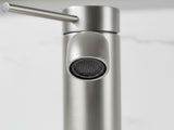 Single Handle Bathroom Faucet Lavatory Faucet Stainless Steel Single Hole-T10, Brushed NickelUnable 33582304