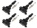 4 Ignition Coils & Spark Plugs fit for Hyundai Kia Forte Forte5 Optima Soul 1.6L L4 85155123