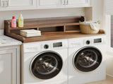 Washer Dryer Countertop with Non-slip Pads, Laundry Wood Shelf Topper with Edge, 54" Width x 27.5" W2641P446883